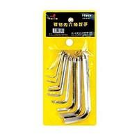 Hongyuan /Hold-10Pcs Hanging Card Key Circle Six Angle Wrench 10Pcs