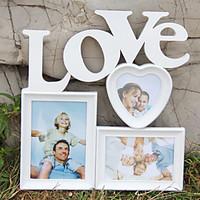 Hot White Base Photo Collage Picture Holder Display Frame Art Decor Home Wall Hanging Family Love Show Photo Frame Gift