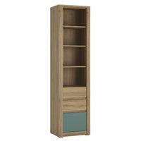 Hobby 3 Drawer Tall Bookcase Turquoise