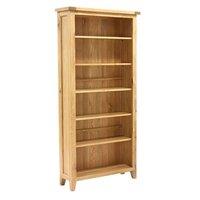 Hoxton Solid Oak Tall 5 Shelf Bookcase
