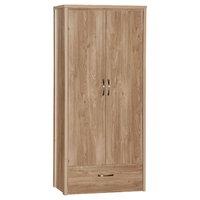 Holland Oak Double Wardrobe