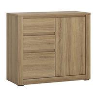 Hobby 3 Drawer 1 Door Cabinet Natural