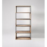 holt shelving unit in stained mango wood