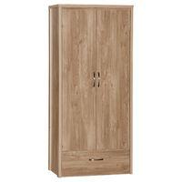 Holland Oak Double Wardrobe