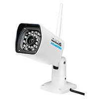 HOMEDIA Outdoor Full HD Waterproof 720p 6mm 1/2.7\'\' CMOS IP Camera P2P 24Leds IR Night Vision Mobile View