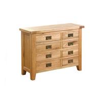 Hoxton Solid Oak 8 Drawer Chest