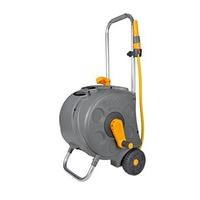 Hozelock Compact Hose Cart with 30 m Hose with Connectors - Colour May Vary