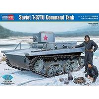 hobbyboss 135 scale light tank late soviet t 37tu command tank assembl ...