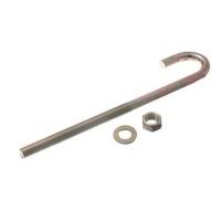 Hook Bolts M8 X 160MM with Nut and Washer Yzp ( pack of 200 )