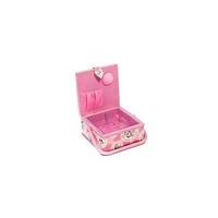 Hobby Gift Cameo Floral Design Sewing Box on Pink Small (20 x 20 x 11cm)