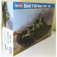 hobby boss 83844 model kit soviet t 35 heavy tank late