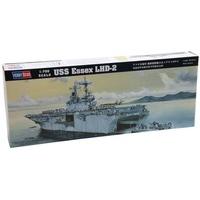 hobbyboss 1700 scale uss essex lhd 2 model kit grey