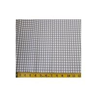 Houndstooth Grey Fabric Cut, Single 160 x 110cm