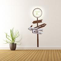 Home Sign Wall Light with Sticker