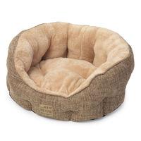 house of paws natural hessian bed extra extra large