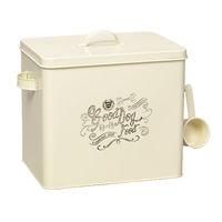 House of Paws Cream Good Dog Food Tin with Scoop - Large
