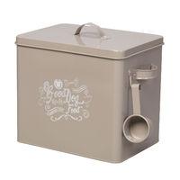 House of Paws Grey Good Dog Food Tin with Scoop - Large