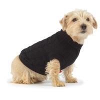 House of Paws Black Cable Knit Jumper 18 Extra Large