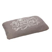 House of Paws Grey Good Dog Linen Cushion - Large/Extra Large