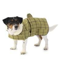 house of paws green tweed jacket large