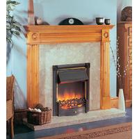 horton black inset electric fire from dimplex