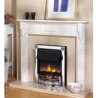 horton chrome inset electric fire from dimplex