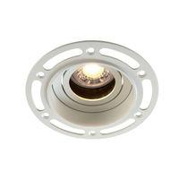 horizon 50w gu10 trimless round tilt downlight white 85870