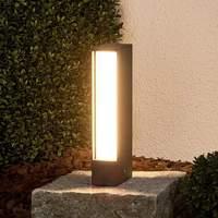 Holly - LED pillar light in graphite grey