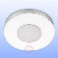Hour LED Ceiling Light Stainless Steel Round