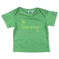 HOME GROWN APPLE GREEN BABIES FAIRTRADE T-SHIRT ENVELOPE NECK