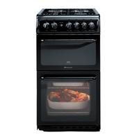 Hotpoint50cm Gas Twin Cavity Oven Instal