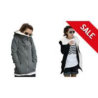 Hooded Cotton Coat - 2 Colours