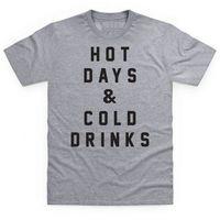 Hot Days & Cold Drinks Boyfriend Cut T Shirt