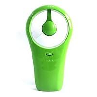 Holding a Mini USB Fan Dry Cell Dual Use Fan Small Whirlwind Hand-Held Fan