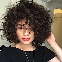 HOT!! Shot Curly Lace Front Wigs 150% Density Synthetic Top Quality Heat Resistant Synthetic Hair Wigs For Women