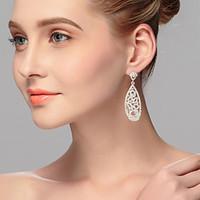 Hoop Earrings Women\'s Alloy Earring Rhinestone