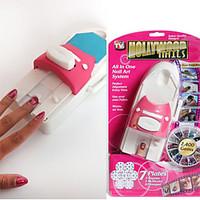 Hollywood Nails All in One Professional Nail Art System Kit As Seen
