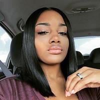 hot sale straight short bob wigs for women natural hairline lace front ...