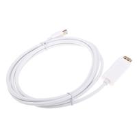 Hot-selling 1.8m / 6Ft Full HD 1080p Mini DisplayPort Male to HD Male Converter Adapter Cable for MacBook MacBook Pro MacBook Air