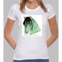 horse 01 shirt white woman