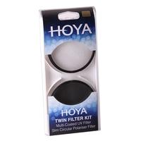 Hoya 55 Twin Filter Kit (UV+CPL)