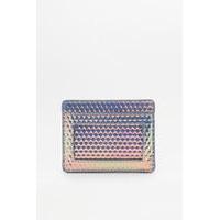 Holographic Zip Card Holder Wallet, ASSORTED