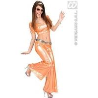 holographic sequin top orange accessory for fancy dress