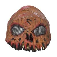 Horror Pumpkin Halloween Half Mask