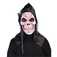 Hooded Ghost Skull Mask