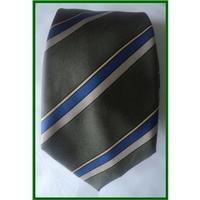 house of fraser exclusive light blue ivory and green diagonal stripes  ...