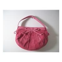 Hobbs Pink Suede/Leather Handbag