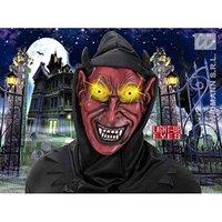Hooded Devil Masks Light - Up Eyes Hooded Masks Eyemasks & Disguises For
