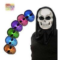 hooded skull masks withmulticolor light hooded masks eyemasks disguise ...