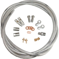 Hope Braided Hose Kit - Silver / Type 0 - Universal